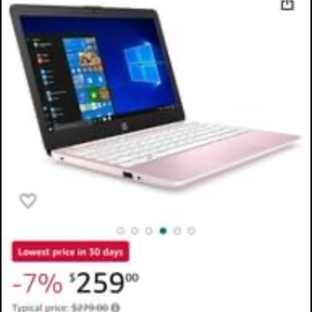 Hp mini pink laptop bundle